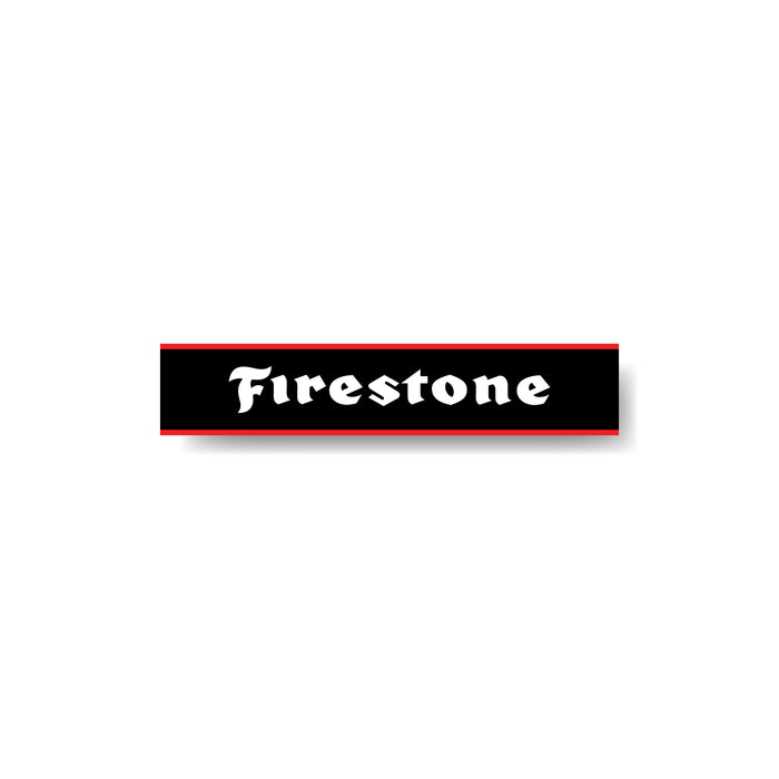 Sticker Firestone - black 15 x 3 cm