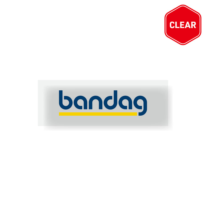 Sticker  Bandag transparant - 68 x 24 cm