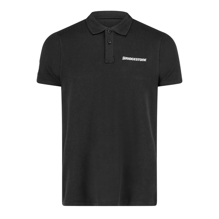 Poloshirt schwarz, Herren