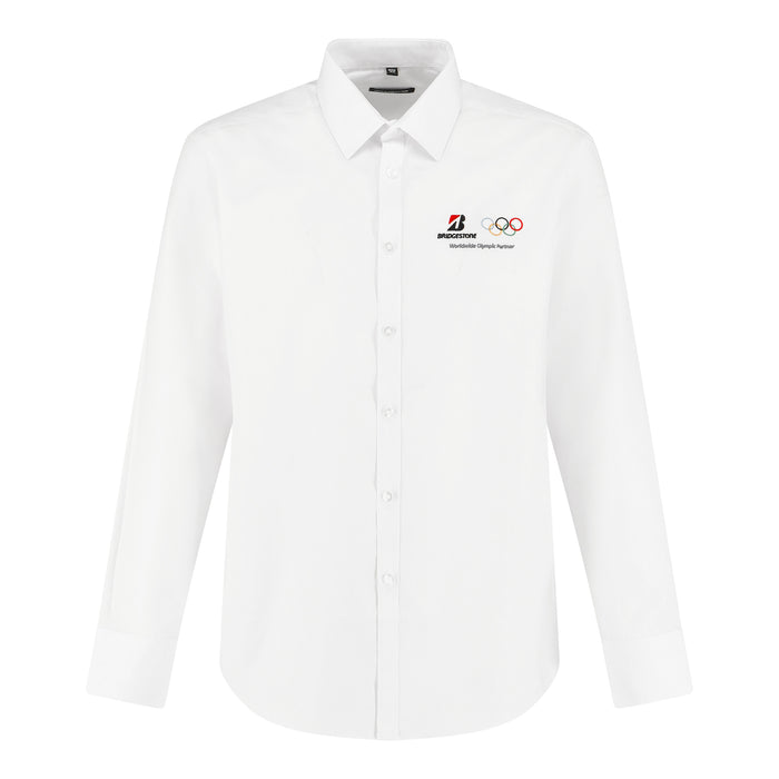 Camisa blanca Olympic para hombre