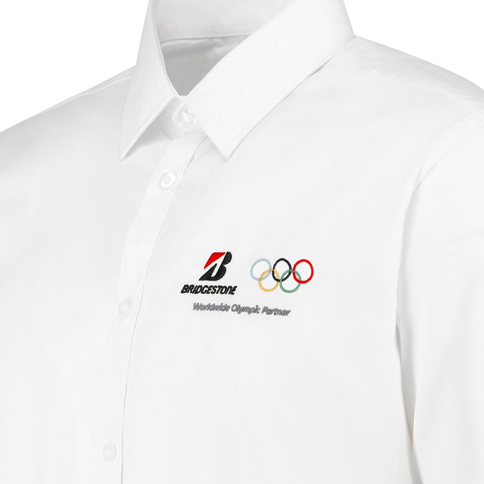 Camisa blanca Olympic para hombre