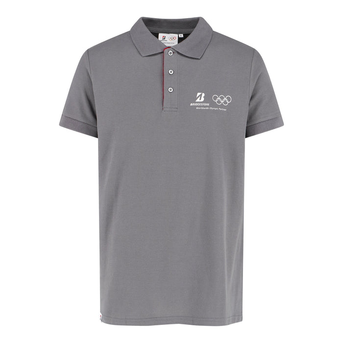 Polo gris Olympic para hombre