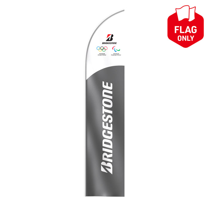 Beach flag Bridgestone Olympic 370 x 75 cm