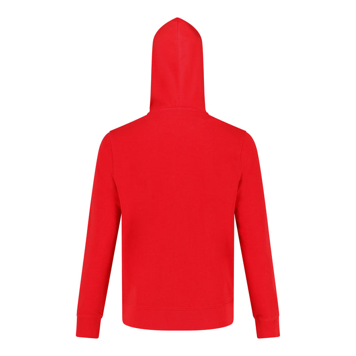 FS Music zipped hoodie red