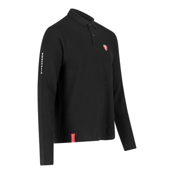 Long-sleeve polo