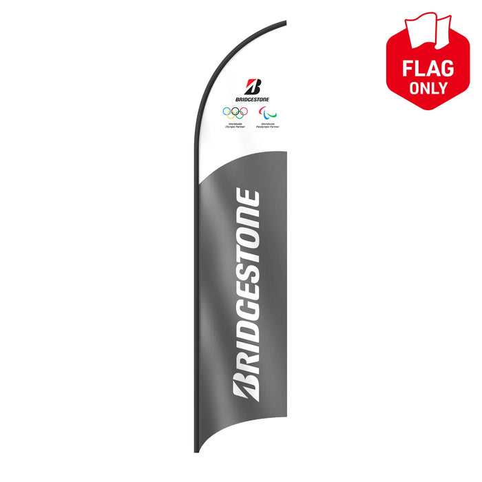 BANDIERA DA SPIAGGIA BRIDGESTONE OLYMPIC 370 X 75 CM