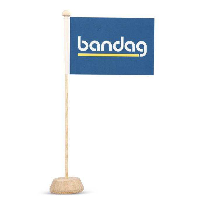 Desk flag Bandag blue