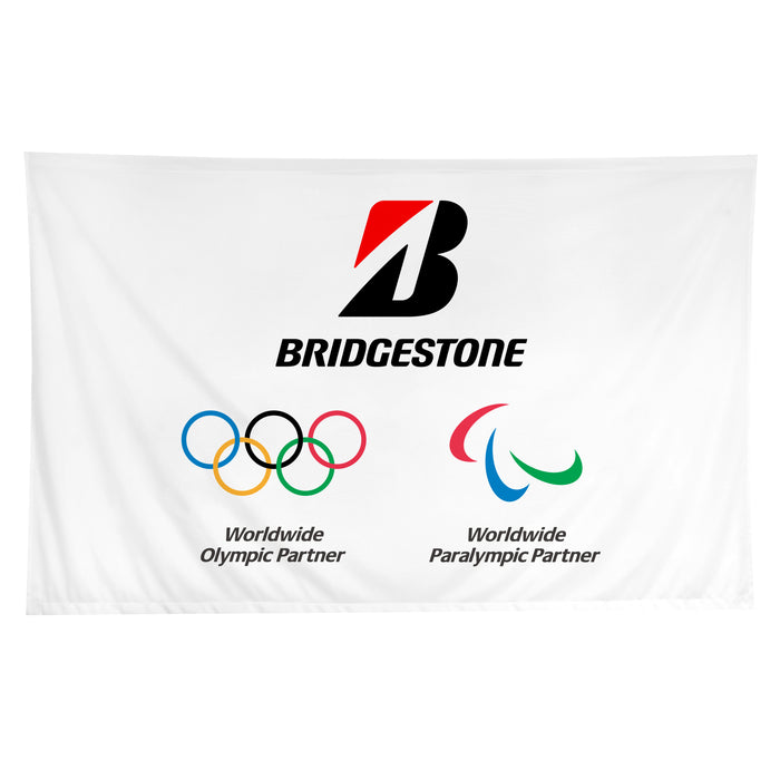 Drapeau Olympic tricomposite