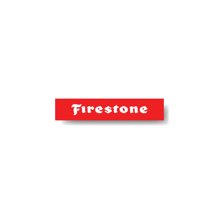 Sticker Firestone - red 15 x 3 cm